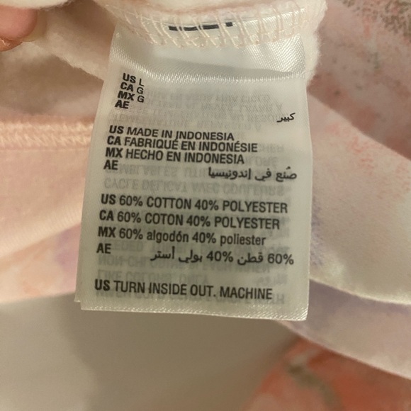 Style & Co cozy 2 pc sweat suit with jogger style pants.  Size L (12-14). NWT - Picture 6 of 9